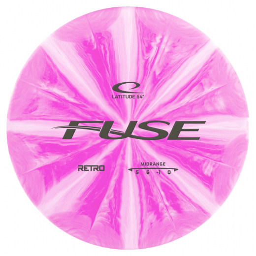 Latitude 64° Retro Fuse Pink/White i gruppen UDENDØRSSPIL / Disc Golf & frisbee / Midrange hos Spelexperten (104777)