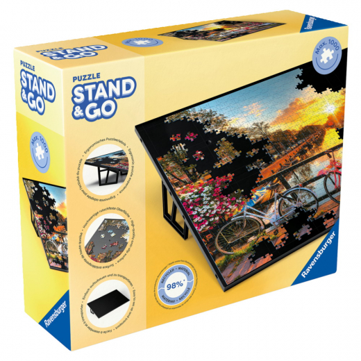 Stand & Go - Skråtstillet puslespilsstativ i gruppen PUSLESPIL / Tilbehør hos Spelexperten (10517976)