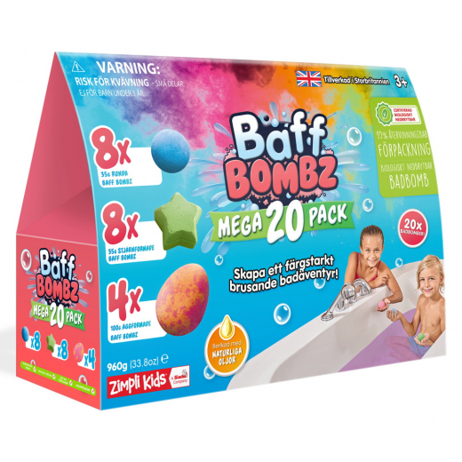 Zimpli Kids Baff Bombz Mega Pack i gruppen LEGETØJ / Børne- & baby / Bade hos Spelexperten (105953611SDN)