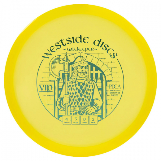Westside Discs VIP Gatekeeper Yellow i gruppen UDENDØRSSPIL / Disc Golf & frisbee / Midrange hos Spelexperten (106050)