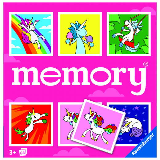 Unicorns memory i gruppen SELSKABSSPIL / Børnespil hos Spelexperten (10620999)