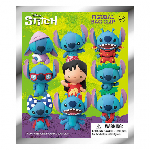 Disney Stitch 3D Bag Clip Series 1 i gruppen LEGETØJ / Collectibles hos Spelexperten (10746)