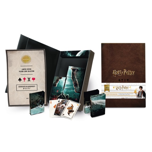 Playing Cards Harry Potter Collector Set i gruppen SELSKABSSPIL / Poker & casino / Design hos Spelexperten (108174997b)