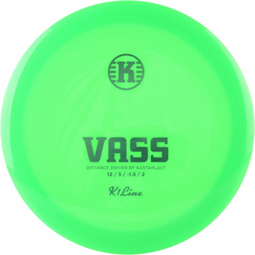 Kastaplast K1 Vass Lime Green i gruppen UDENDØRSSPIL / Disc Golf & frisbee / Distance Drivers hos Spelexperten (108247)