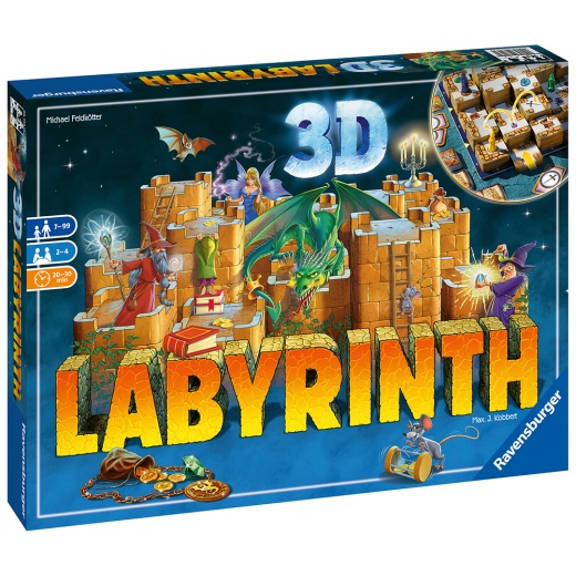 3D Labyrinth i gruppen SELSKABSSPIL / Familiespil hos Spelexperten (10826870)