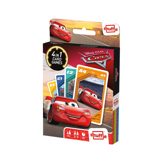 Shuffle - Kortspil Cars 4 i 1 i gruppen  hos Spelexperten (108456992)