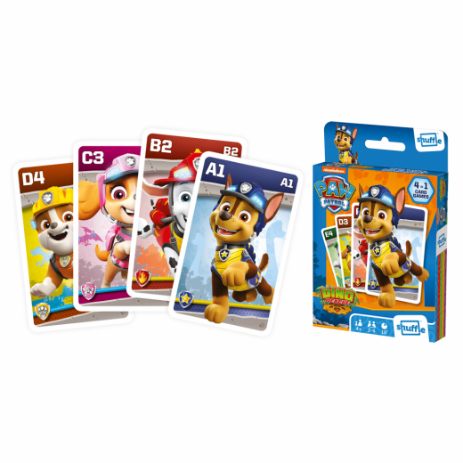 Shuffle - Kortspil Paw Patrol 4 i 1 i gruppen  hos Spelexperten (108463992)