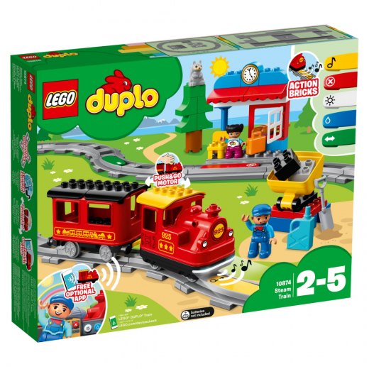LEGO Duplo - Damptog i gruppen LEGETØJ / LEGO / LEGO Duplo hos Spelexperten (10874)