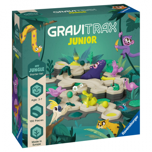 GraviTrax Junior Starter-Set Jungle i gruppen LEGETØJ / Opfind & eksperiment hos Spelexperten (10927499)