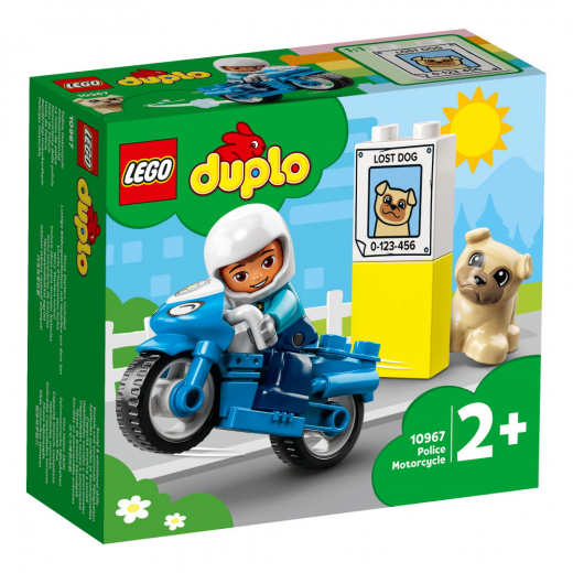 LEGO Duplo - Politimotorcykel  i gruppen LEGETØJ / LEGO / LEGO Duplo hos Spelexperten (10967)