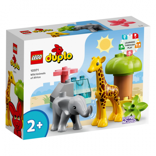 LEGO Duplo - Afrikas vilde dyr i gruppen LEGETØJ / LEGO / LEGO Duplo hos Spelexperten (10971)