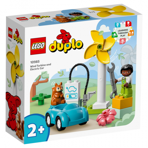 LEGO Duplo - Vindmølle og elbil i gruppen LEGETØJ / LEGO / LEGO Duplo hos Spelexperten (10985)