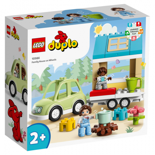 LEGO Duplo - Familiehus på hjul i gruppen LEGETØJ / LEGO / LEGO Duplo hos Spelexperten (10986)