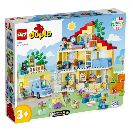 LEGO Duplo - 3-i-1-familiehus i gruppen LEGETØJ / LEGO / LEGO Duplo hos Spelexperten (10994)