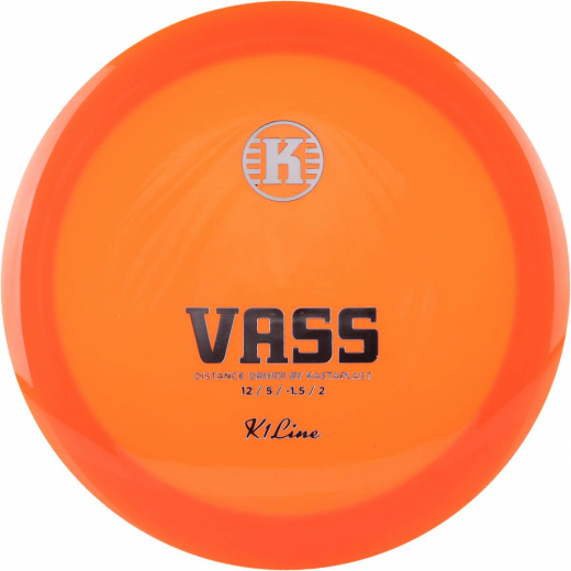 Kastaplast K1 Vass Orange i gruppen UDENDØRSSPIL / Disc Golf & frisbee / Distance Drivers hos Spelexperten (110002)