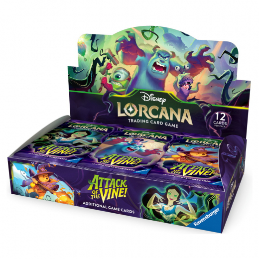 Disney Lorcana TCG: Attack of the Vine - Booster Display i gruppen SELSKABSSPIL / Spilserier / Disney Lorcana Trading Card Game hos Spelexperten (11090046-DIS)