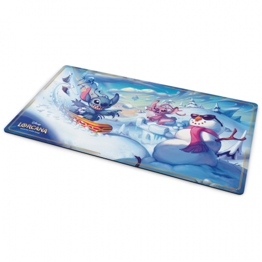 Disney Lorcana TCG: Hyperia City - Stitch & Angel Playmat i gruppen SELSKABSSPIL / Spilserier / Disney Lorcana Trading Card Game hos Spelexperten (11090122)