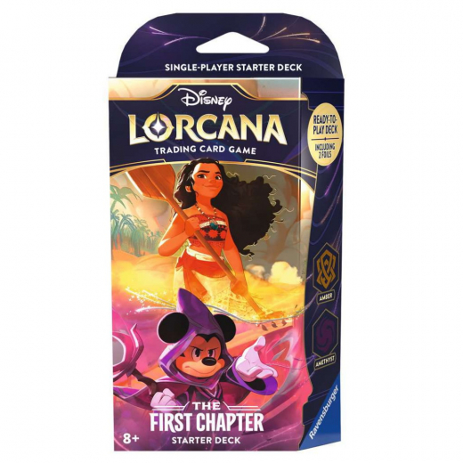 Disney Lorcana TCG: The First Chapter Starter Deck - Amber & Amethyst i gruppen SELSKABSSPIL / Kortspil hos Spelexperten (11098189-A)