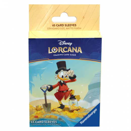 Disney Lorcana TCG: Sleeves 63 x 88 mm - Scrooge McDuck i gruppen SELSKABSSPIL / Tilbehør / Sleeves hos Spelexperten (11098299)