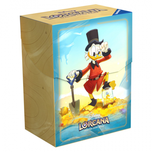 Disney Lorcana TCG: Deck Box - Scrooge McDuck i gruppen SELSKABSSPIL / Tilbehør / Opbevaring hos Spelexperten (11098301)