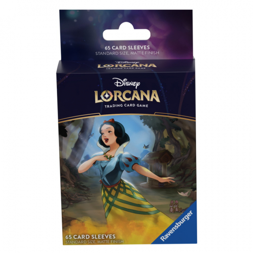 Disney Lorcana TCG: Sleeves 63 x 88 mm - Snow White i gruppen SELSKABSSPIL / Tilbehør / Sleeves hos Spelexperten (11098361)