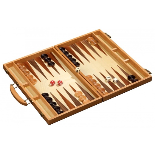 Backgammon Kreta Medium i gruppen SELSKABSSPIL / Backgammon hos Spelexperten (1110)