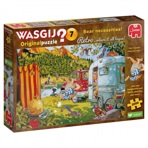 Wasgij? Original #7 - Bear necessities! 1000 Brikker i gruppen PUSLESPIL / Wasgij hos Spelexperten (1110100016)