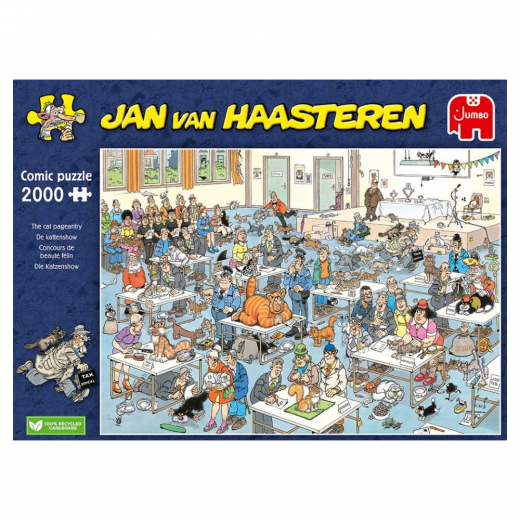 Jan van Haasteren The cat pageantry 2000 brikker i gruppen PUSLESPIL / 2000 brikker > hos Spelexperten (1110100033)