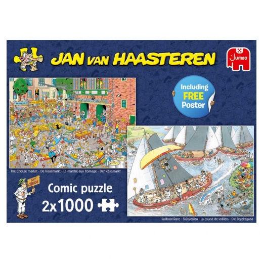 Jan van Haasteren Dutch Traditions 2x1000 Brikker i gruppen PUSLESPIL / 1000 brikker hos Spelexperten (1110100037)