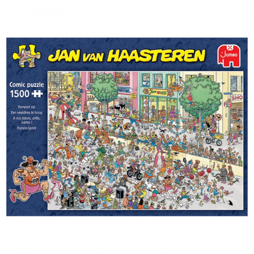 Jan van Haasteren - Pumped Up 1500 Brikker i gruppen PUSLESPIL / 1500 brikker hos Spelexperten (1110100529)