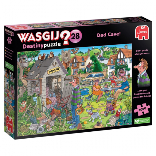 Wasgij? Destiny #28 - Dad Cave! 1000 Brikker i gruppen PUSLESPIL / 1000 brikker hos Spelexperten (1110100597)