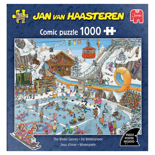 Jan van Haasteren: The Winter Games 1000 Brikker i gruppen PUSLESPIL / 1000 brikker hos Spelexperten (1110100601)