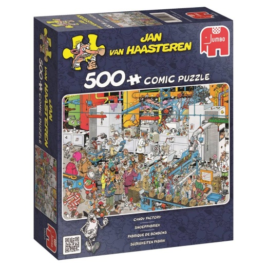 Jan van Haasteren - Candy Factory 500 brikker i gruppen PUSLESPIL / < 750 brikker hos Spelexperten (1110100628)