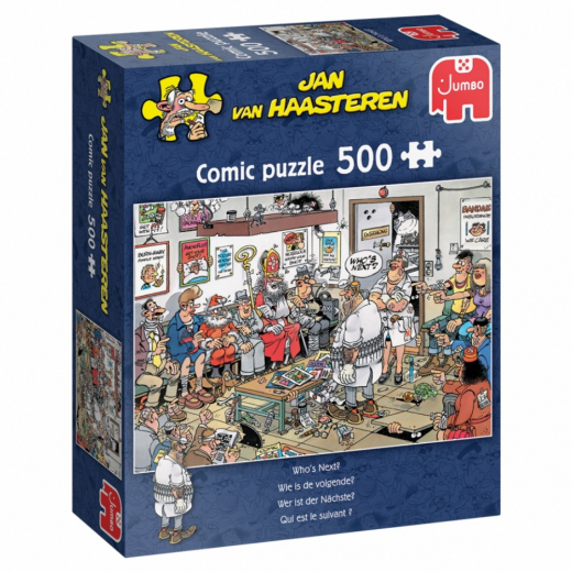 Jan van Haasteren - Who's Next? 500 Brikker i gruppen PUSLESPIL / < 750 brikker hos Spelexperten (1110100631)