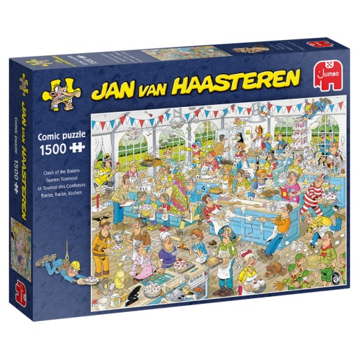 Jan Van Haasteren Clash of the Bakers 1500 Brikker i gruppen PUSLESPIL / 1500 brikker hos Spelexperten (1110100636)