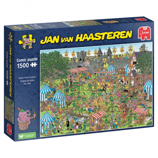 Jan van Haasteren - Robin Hood Festival 1500 Brikker i gruppen PUSLESPIL / 1500 brikker hos Spelexperten (1110100637)