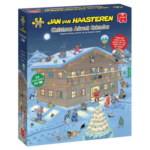 Jan van Haasteren - Adventskalender 2025 - 24 x 54 Brikker i gruppen PUSLESPIL / Jan van Haasteren hos Spelexperten (1110100708)