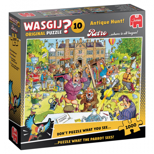 Wasgij? Retro Original #10 - Antique Hunt! 1000 Brikker i gruppen PUSLESPIL / Wasgij hos Spelexperten (1110100800)