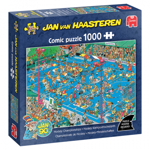 Jan van Haasteren: Hockey Championships 1000 Brikker i gruppen PUSLESPIL / 1000 brikker hos Spelexperten (1110100816)