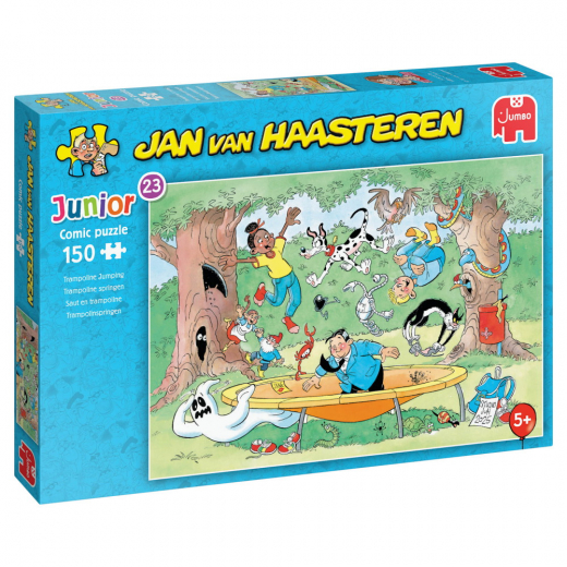 Jan van Haasteren Trampoline Jumping 150 Brikker i gruppen PUSLESPIL / < 750 brikker hos Spelexperten (1110100877)