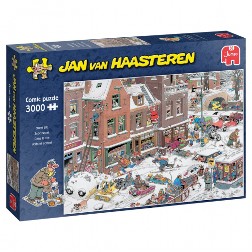 Jan van Haasteren Pussel: Street Life 3000 Brikker i gruppen PUSLESPIL / 2000 brikker > hos Spelexperten (1110100888)
