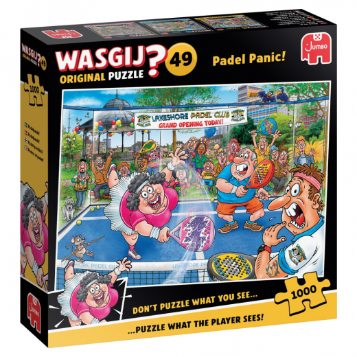 Wasgij? Original #49 - Padel Panic! 1000 Brikker i gruppen PUSLESPIL / 1000 brikker hos Spelexperten (1110100902)