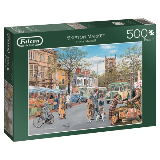 Jumbo Skipton Market 500 brikker i gruppen PUSLESPIL / < 750 brikker hos Spelexperten (11146)