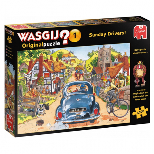 Wasgij Original #1 Sunday Drivers! 1000 Bricker i gruppen  hos Spelexperten (1119800084)