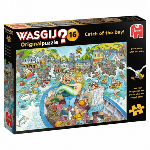 Wasgij? Original #16 Catch of the Day! 1000 Brikker i gruppen PUSLESPIL / Wasgij hos Spelexperten (1119800088)