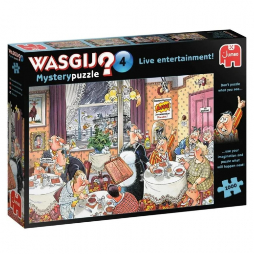 Wasgij? Mystery Retro #4 Live entertainment 1000 Brikker i gruppen PUSLESPIL / Wasgij hos Spelexperten (1119800093)