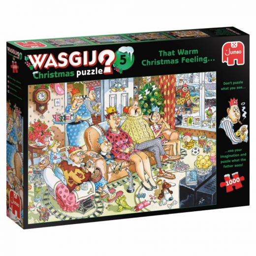 Wasgij? Christmas #5 - That Warm Christmas Feeling... 1000 Brikker i gruppen  hos Spelexperten (1119800097)