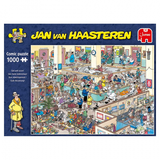Jan van Haasteren Get Well Soon! 1000 Brikker i gruppen PUSLESPIL / Jan van Haasteren hos Spelexperten (1119800121)