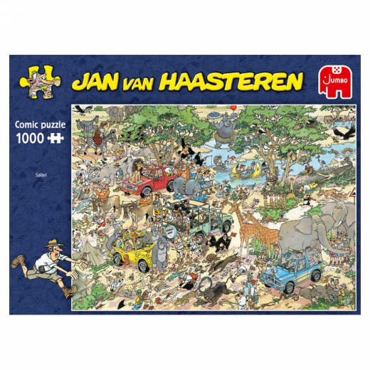 Jan van Haasteren Safari 1000 Brikker i gruppen PUSLESPIL / Jan van Haasteren hos Spelexperten (1119800123)