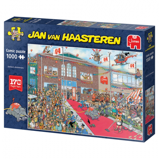 Jan van Haasteren Jumbo's Anniversary 1000 Brikker i gruppen PUSLESPIL / Jan van Haasteren hos Spelexperten (1119800222)